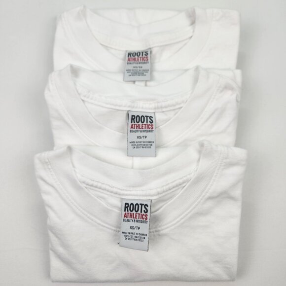 Set of 3 Roots Women's Athletic T-Shirts XS Sporty Casual Comfort Like New - Picture 3 of 5